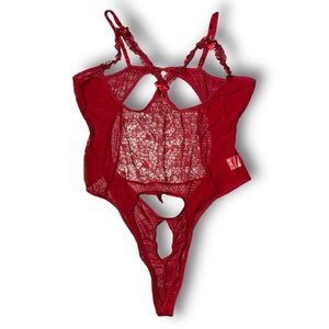 New Women’s Open Lace Crotchless Teddy Nightie Lingerie